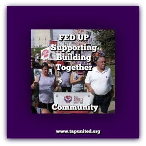 Fed up supporting building together community.