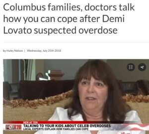 Columbus families, doctors talk how you can cop after demi lotto suspected overdose.