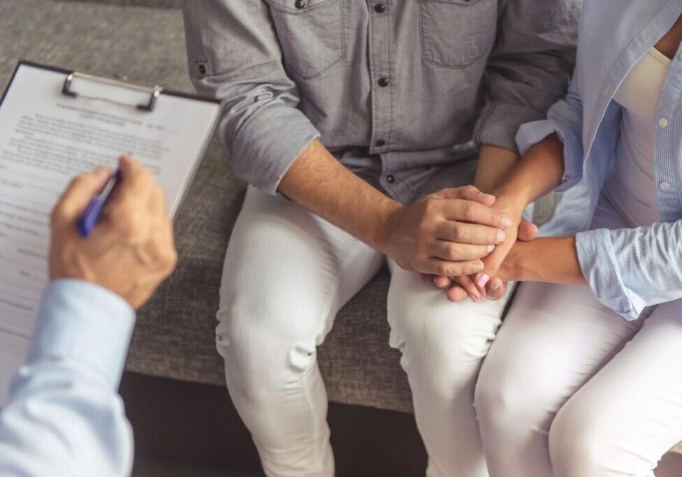 Couple at the Psychotherapist